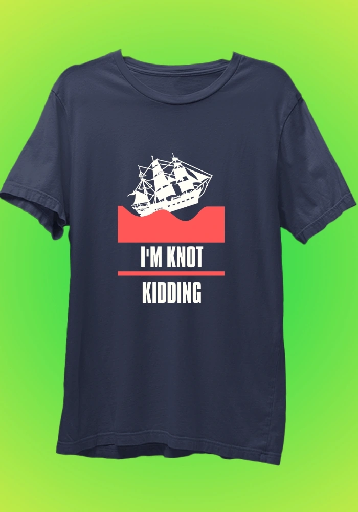 I_m Knot Kidding navy blue