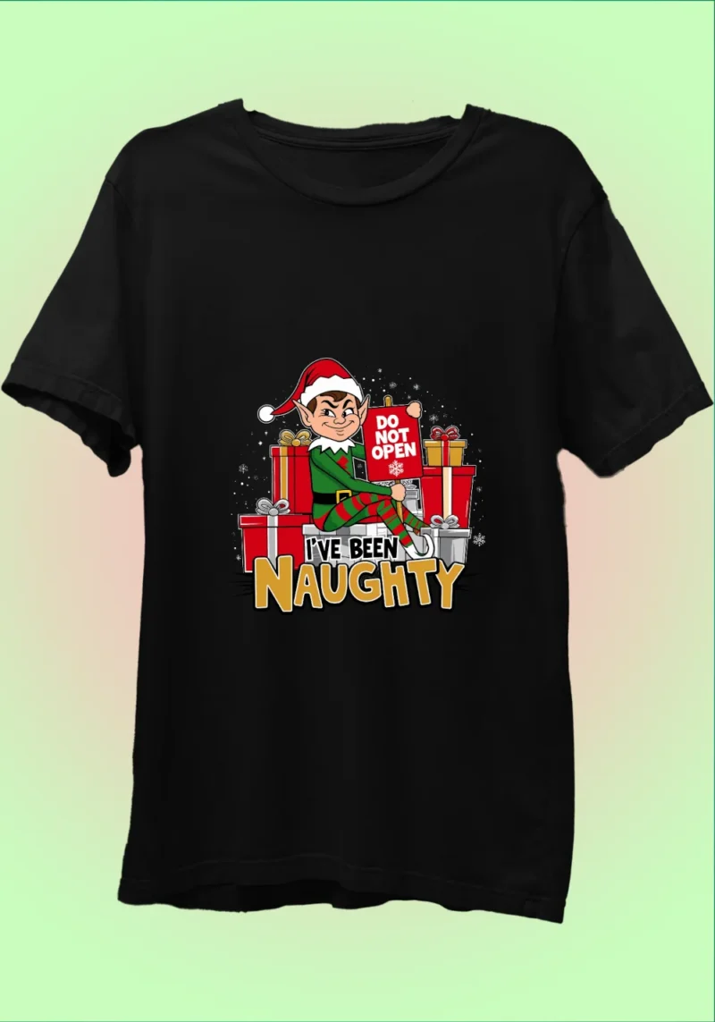 I've Been Naughty Black t-shirt