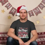 t-shirt-mockup-of-a-man-wearing-a-christmas-hat-at-home